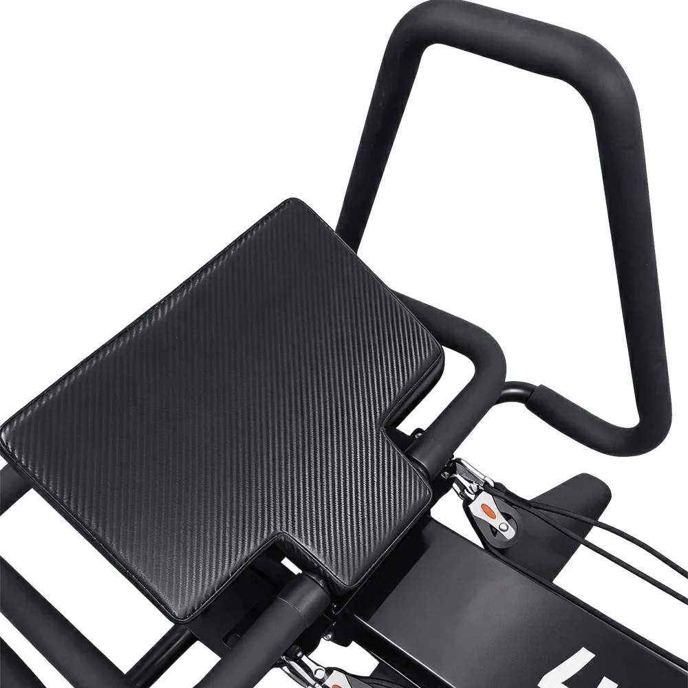 Black Aluminum Pilates Reformer Machine for Fitness Clubs Studio Use and Home Training - coolbabymalls