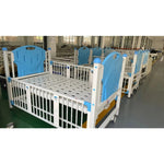 Load image into Gallery viewer, Double Cranks Multifunction Stainless Steel Manual Pediatric Hospital Bed - coolbabymalls