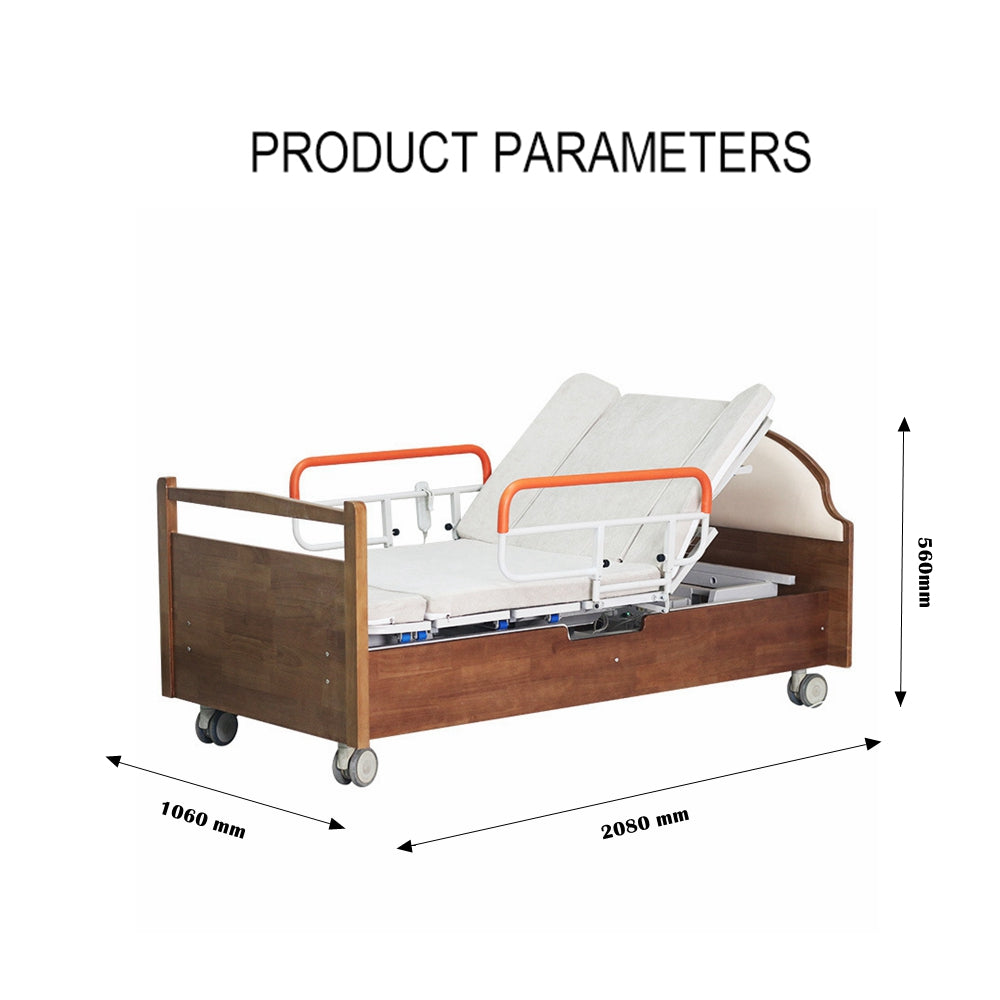 COOLBABY ZLJ1104  Multifunctional Electric Nursing Bed Household Electric Rotating Flip Nursing Bed For Paralyzed Elderly People To lift And Move Easily Out of Bed - coolbabymalls