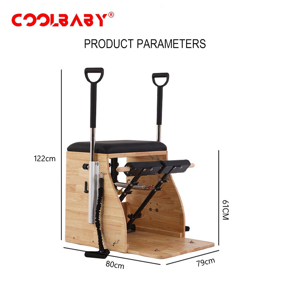 COOLBABY SSZ-WTY Pilates Reformer Stable Chair Balance Trainer - COOLBABY