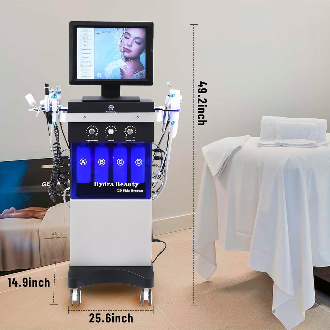 14 In 1 Hydro Facial Machine Skin Peeling Hydra Beauty Facial Hydradermabrasion Korea Aqua Peel Machine