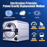 Load image into Gallery viewer, 14L Dental Autoclave – Steam Sterilizer – Automatic Medical Sterilization for Various Industries - coolbabymalls