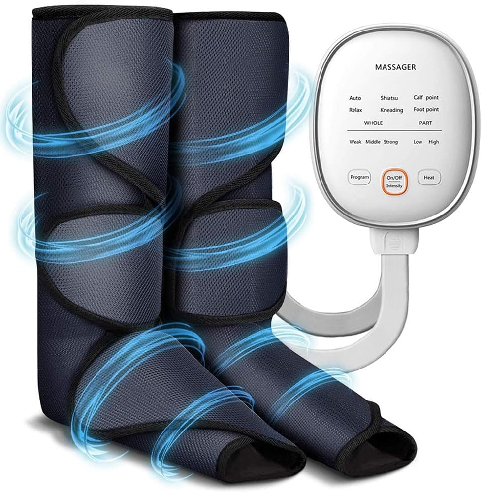 COOLBABY WQSJ-TBAMQ Leg Air Compression Massager with Vibration, Heat, and Circulation Enhancement - coolbabymalls