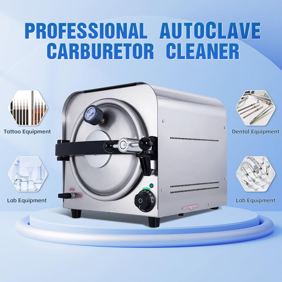 14L Dental Autoclave – Steam Sterilizer – Automatic Medical Sterilization for Various Industries - coolbabymalls