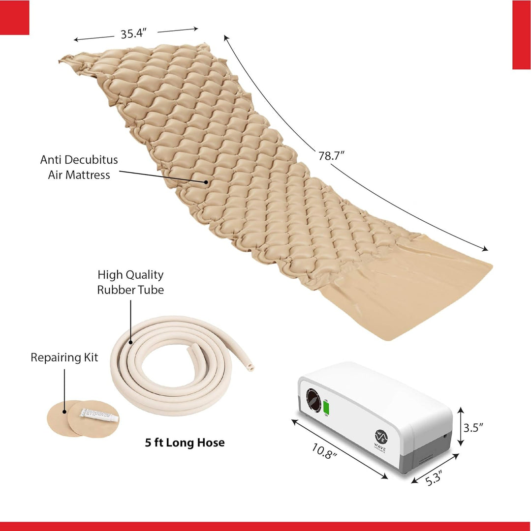 COOLBABY BDPD-02 Medical Air Bed - Advanced Alternating Pressure Pad System for Superior Patient Comfort - coolbabymalls