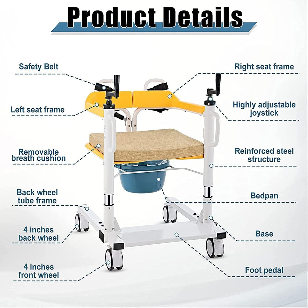 COOLBABY Patient Lift Wheelchair for Home Portable Transfer Lifter - coolbabymalls