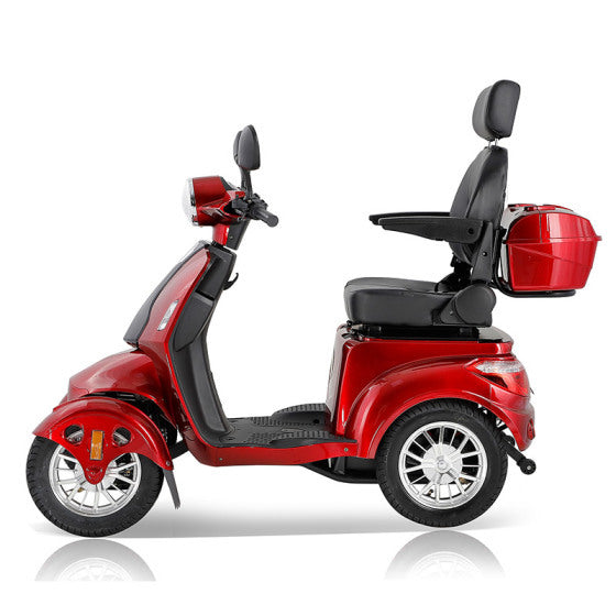 COOLBABY 4-Wheel Electric Mobility Scooter For Elders Model: AFD-4L - coolbabymalls