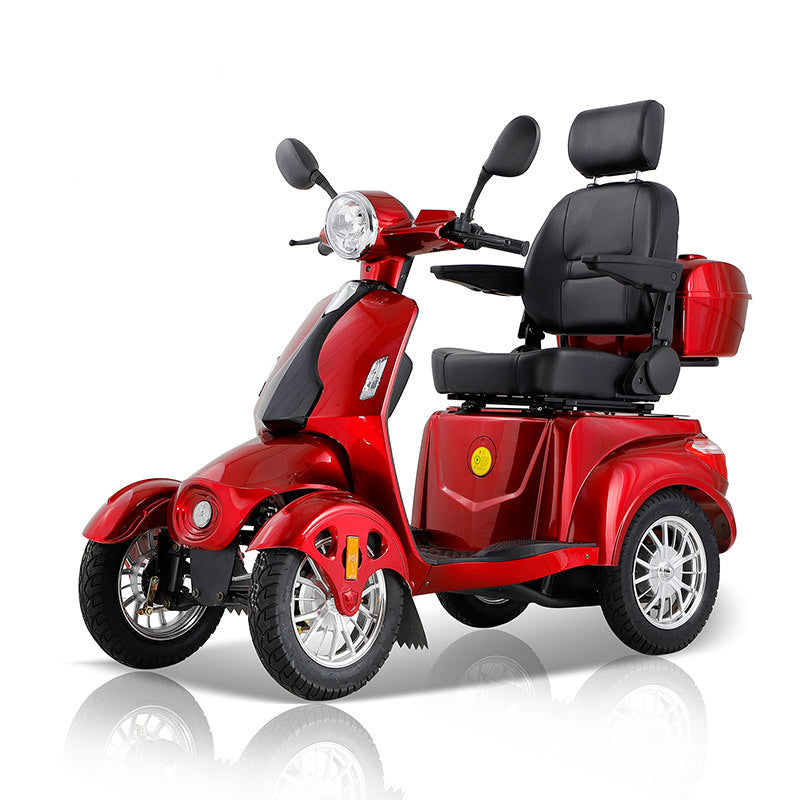 COOLBABY 4-Wheel Electric Mobility Scooter For Elders Model: AFD-4L - coolbabymalls