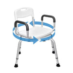 Load image into Gallery viewer, Rotatable Bath Chair – Adjustable, Waterproof &amp; Rust-Proof
