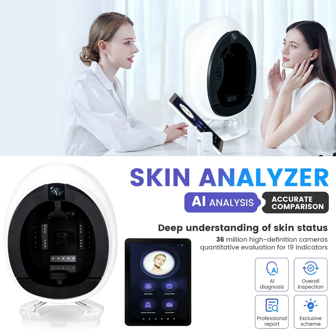 3D AI Facial Skin Analyzer AI-Powered Facial Scanning System for Automated Skin Beauty Salon Equipment - coolbabymalls