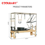 Load image into Gallery viewer, COOLBABY SSZ-GJC03 Home And Gym Exercise Equipment 3 in 1 Pilates Fitness Bed - COOLBABY
