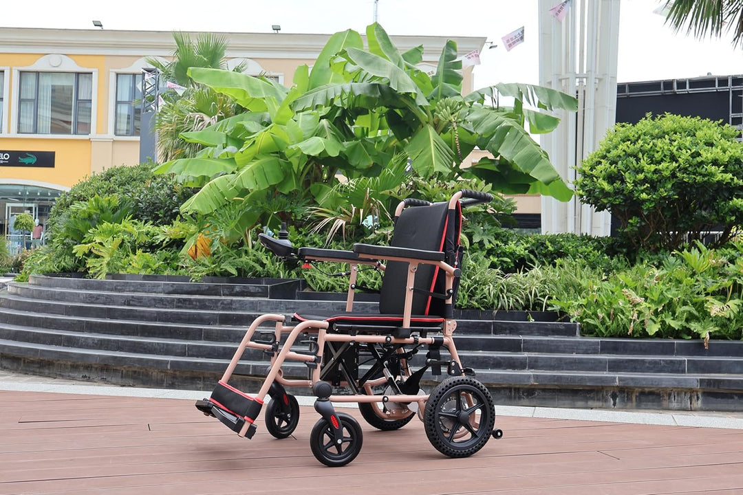 ENJOYCARE EPW67A: Lightweight Wheelchair with Brushless Motor and Solid Iron Body