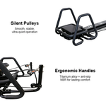 Load image into Gallery viewer, Black Aluminum Pilates Reformer Machine for Fitness Clubs Studio Use and Home Training - coolbabymalls