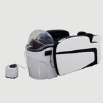 Load image into Gallery viewer, White and black nail washing machine on a marble floor with &#39;Shunlong&#39; branding.
