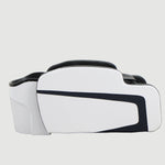 Load image into Gallery viewer, White and black VR headset on a marble surface with Shunlong logo.
