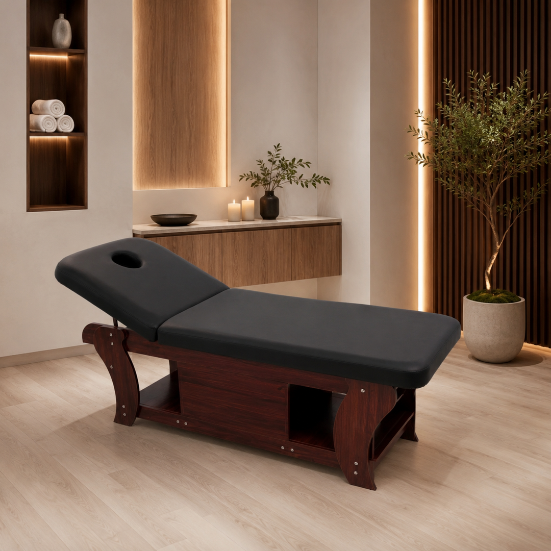Coolbaby Mall Professional Wooden Facial & Massage Bed - coolbabymalls