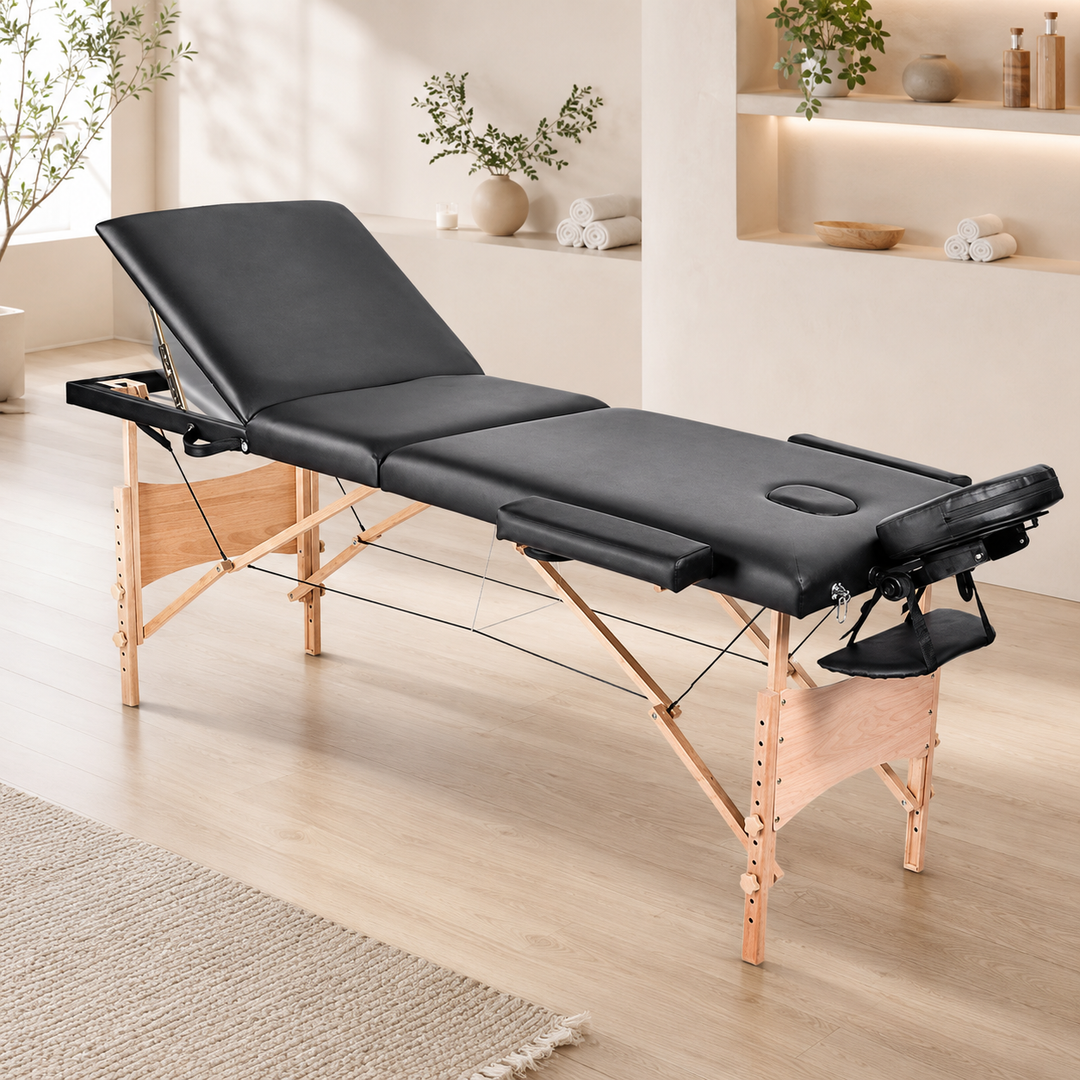COOLBABY Portable Fitness Massage Table - Professional Adjustable Folding Bed for Ultimate Relaxation Time