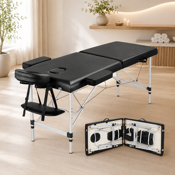 COOLBABY Portable Fitness Massage Table - Professional Adjustable Folding Bed for Ultimate Relaxation Time - coolbabymalls