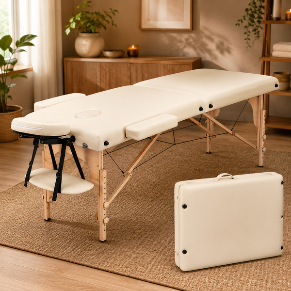 Portable Massage Table Folding Bed – Adjustable Salon Spa Massage Bed UAE - coolbabymalls