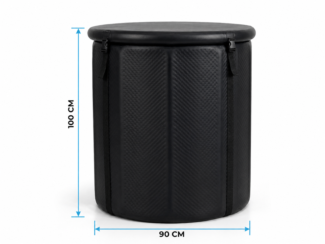Coolbaby Mall Barrel Plunge Pro with 1HP Super Chiller | WiFi Cold Plunge Ice Bath | 3°C Cooling & 40°C Heating