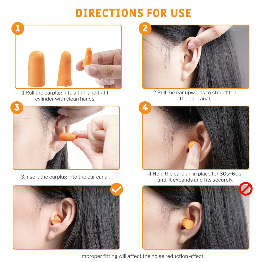 ANDANDA ZLJ10010-200: Premium Foam Ear Plugs for Ultimate Noise Blocking - coolbabymalls