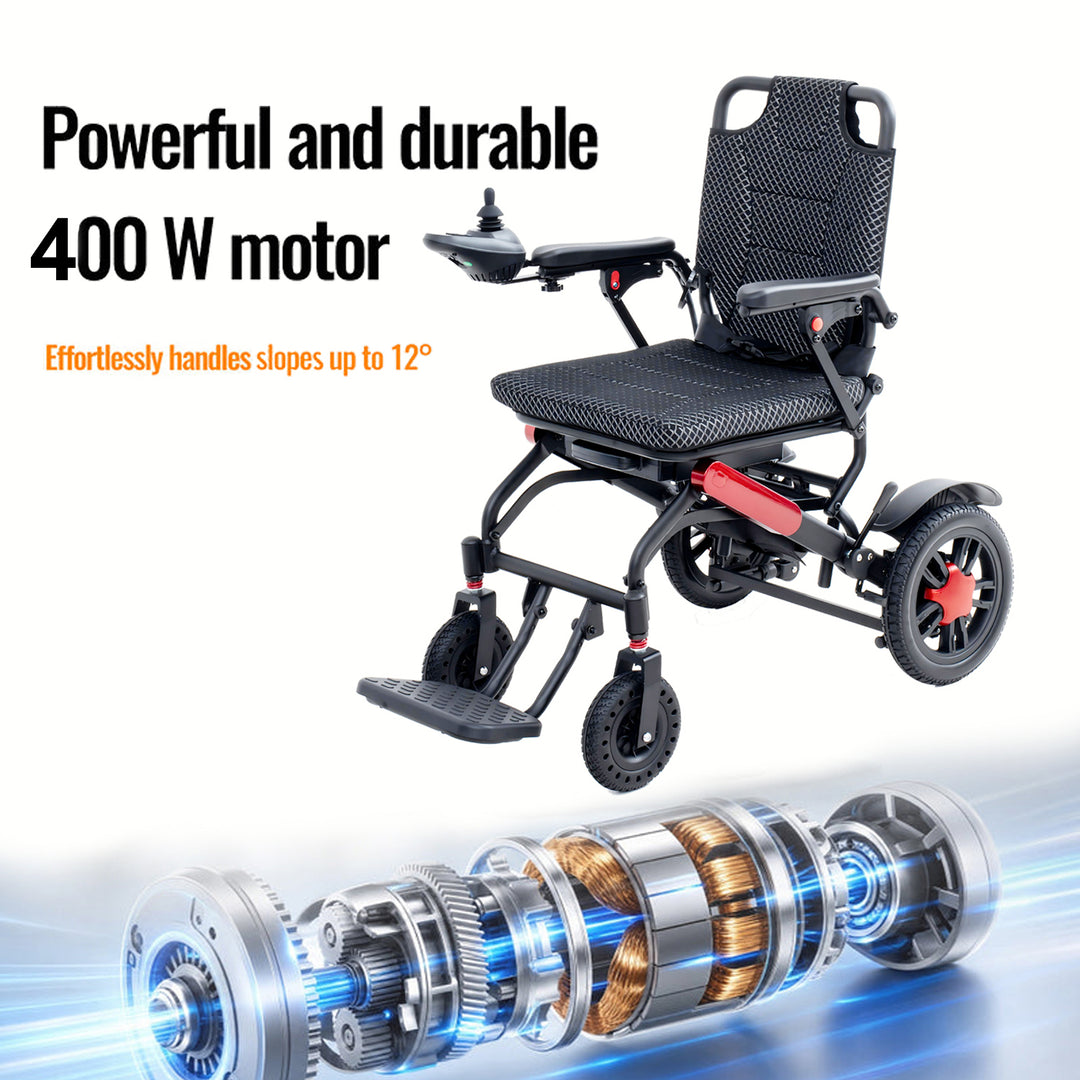 Electric Wheelchairs for Adults Foldable 21kg Lightweight Frame Airline Approval