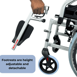 Load image into Gallery viewer, Flex Manual Wheelchair – Lightweight, Foldable &amp; Comfortable
