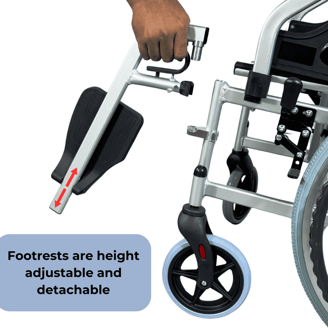 Flex Manual Wheelchair – Lightweight, Foldable & Comfortable