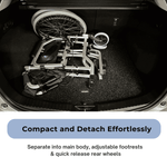 Load image into Gallery viewer, Flex Manual Wheelchair – Lightweight, Foldable &amp; Comfortable
