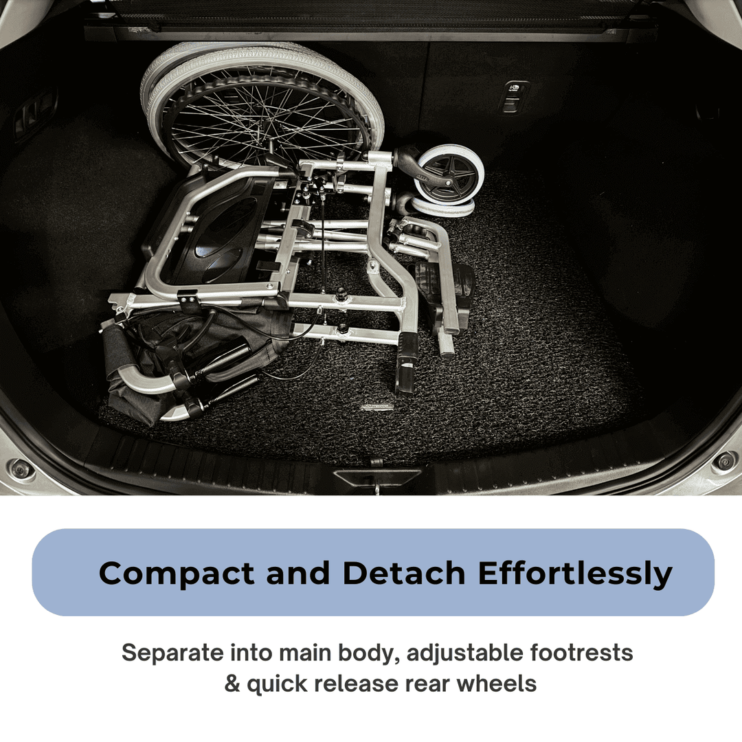 Flex Manual Wheelchair – Lightweight, Foldable & Comfortable
