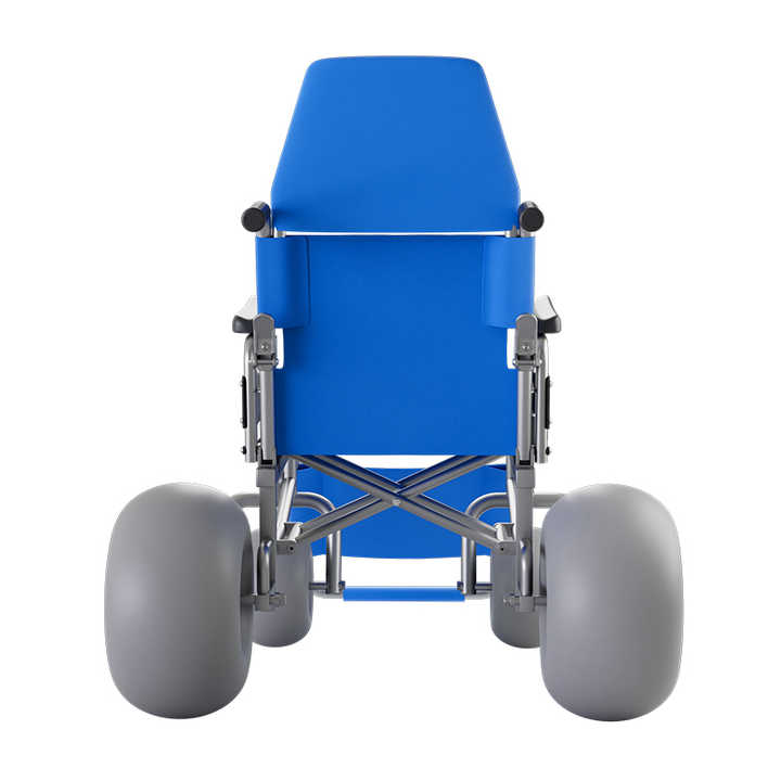Reclining Beach Wheelchair – Foldable, Waterproof & Balloon Wheels
