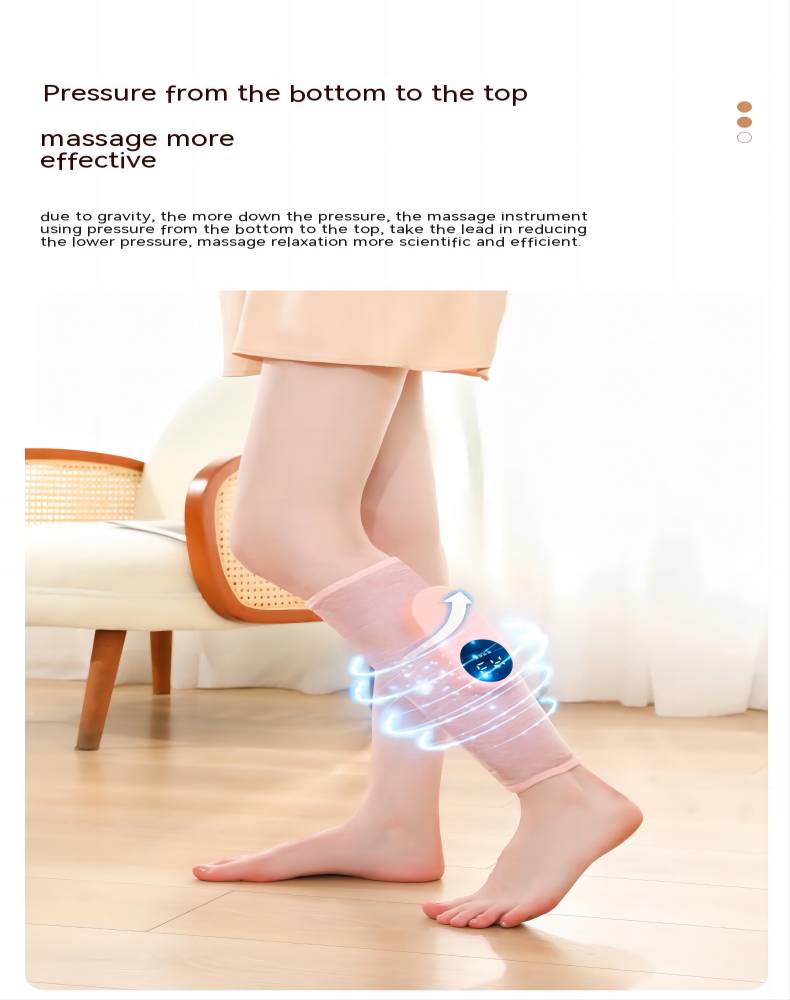 COOLBABY HQQ-TBAMQ Leg Massager Calf Air Compression Massager With Heat And Circulation - coolbabymalls