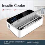 Load image into Gallery viewer, COOLBABY HQQ-YDSH01 Portable Medicine Cooler with Mini Refrigerator, Maintains 2-8 Degrees for Safe Insulin Storage, Perfect for Home and Car Use - coolbabymalls
