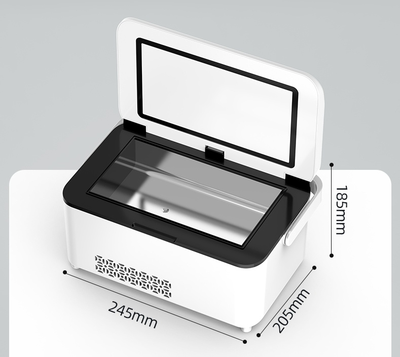 COOLBABY HQQ-YDSH02 Portable Insulin Cold Box for Travel - USB Charging, Mini Medicine Cooler for Insulin Pens, Diabetes Management on the Go - coolbabymalls