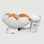 Load image into Gallery viewer, 360° Rotating Multi-Angle Electric Shampoo Chair – Massage &amp; Head Spa Recliner with Ceramic Basin
