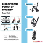 Load image into Gallery viewer, Superlite L – Lightweight Manual Wheelchair with 18&quot; Seat
