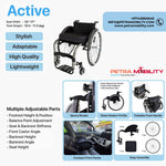 Load image into Gallery viewer, Active Wheelchair – Ultra Lightweight &amp; Fully Adjustable
