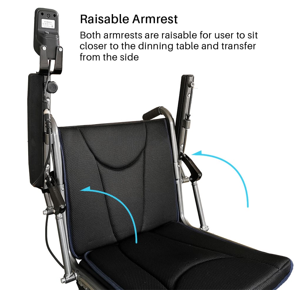 Foldawheel Eco – Lightweight budget friendly Electric Wheelchair