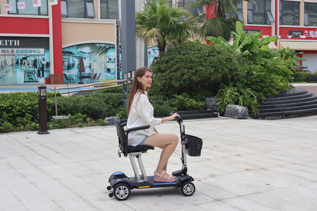 ENJOYCARE lightweight folding mobility scooter EMW42A - coolbabymalls