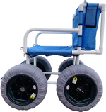 Load image into Gallery viewer, Beach Wheelchair – Lightweight, Easy to Assemble &amp; Portable
