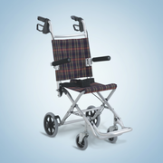 Coolbaby Mall Lightweight Portable Travel Wheelchair | Foldable Aluminum Transport Chair for Air Travel