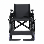 Load image into Gallery viewer, Coolbaby Mall Economy Travel Wheelchair | Foldable Steel Transport Chair with Detachable Armrests &amp; Legrests