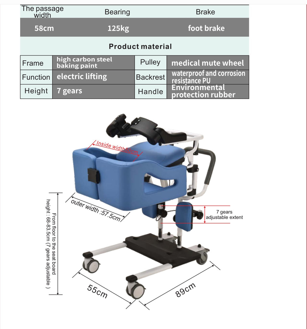 Patient Transfer Machine – Electric Lift for Safe & Easy Transfers
