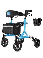 Load image into Gallery viewer, Coolbaby Rollator Walkers with Seat Back Support for Seniors Adults - coolbabymalls
