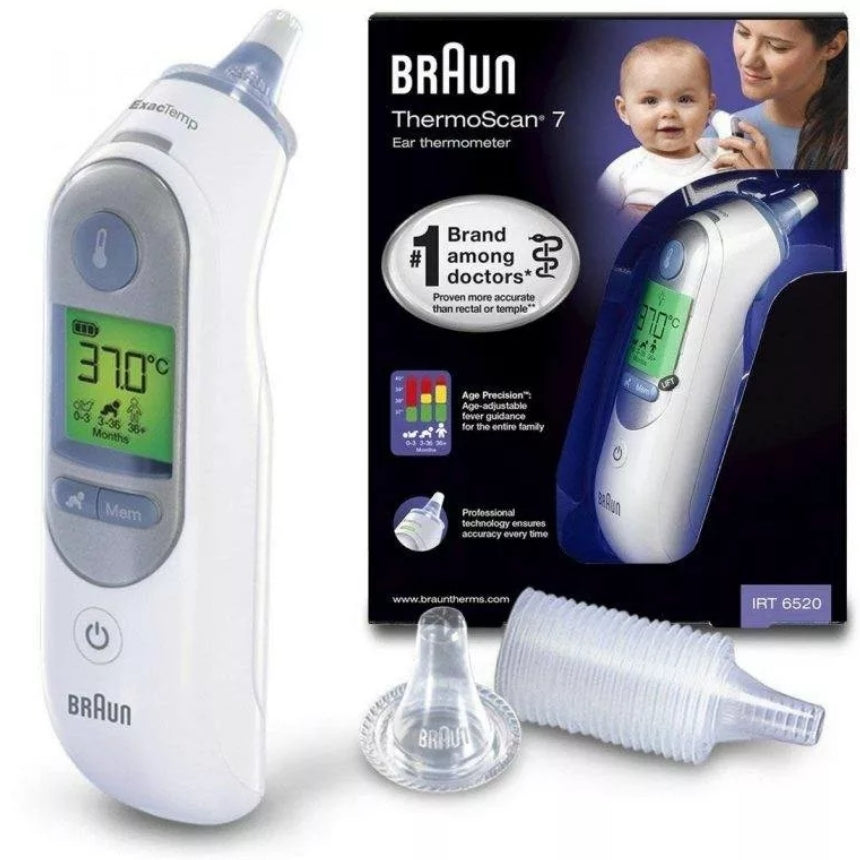 Braun ThermoScan® 7 with Age Precision®  IRT6520 - coolbabymalls