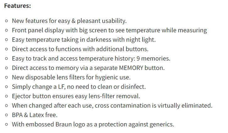 Braun ThermoScan® 7 with Age Precision®  IRT6520 - coolbabymalls