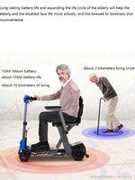 Load image into Gallery viewer, COOLBABY Avoid bending over Toggle manual electric mode Frame electric mobility scooter elderly - coolbabymalls
