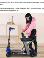 Load image into Gallery viewer, COOLBABY Avoid bending over Toggle manual electric mode Frame electric mobility scooter elderly - coolbabymalls
