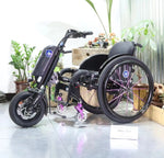 Load image into Gallery viewer, HEDY Easy Install Carbon Fiber Wheelchair Add-on Electric Handbike For Manual Wheelchair - coolbabymalls
