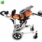 Load image into Gallery viewer, Juyi Children Wheelchair Aluminum Pediatric Wheelchair PU Wheel Kids Folding Wheelchairs - coolbabymalls
